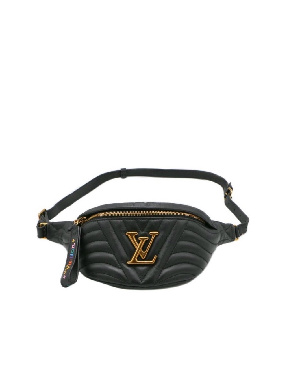 Louis Vuitton Wave Bumbag in Black Quilted Leather